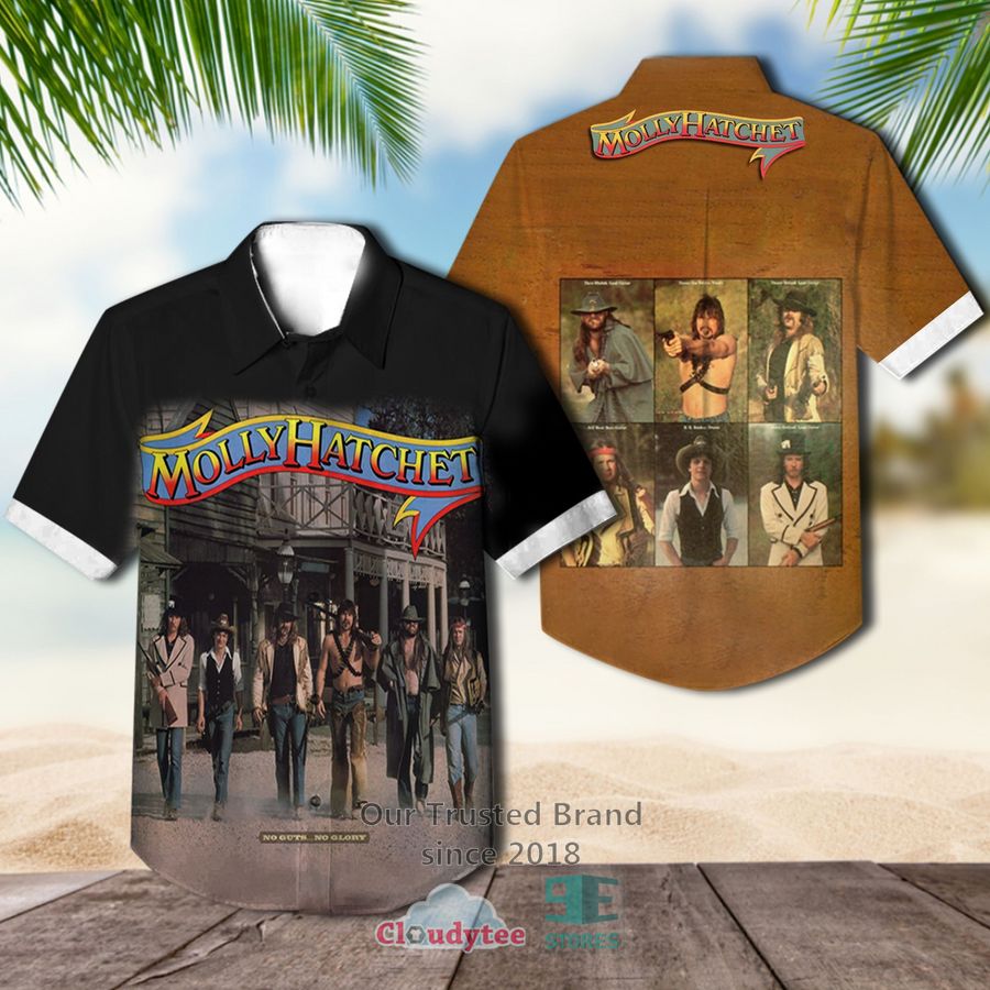 Molly Hatchet The Deed Is Done Hawaiian Casual Shirt