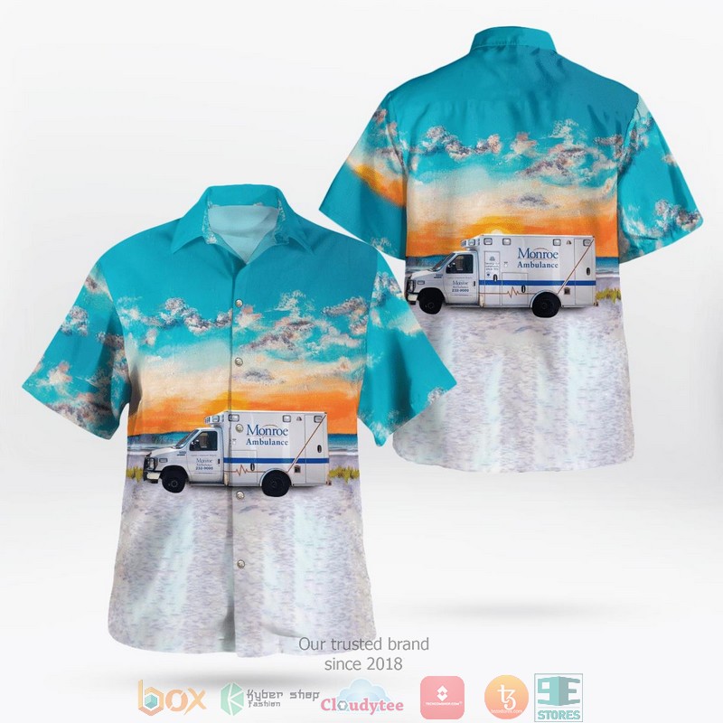 Moffett Field California NASA Ames Fire And Emergency Services Hawaiian Shirt