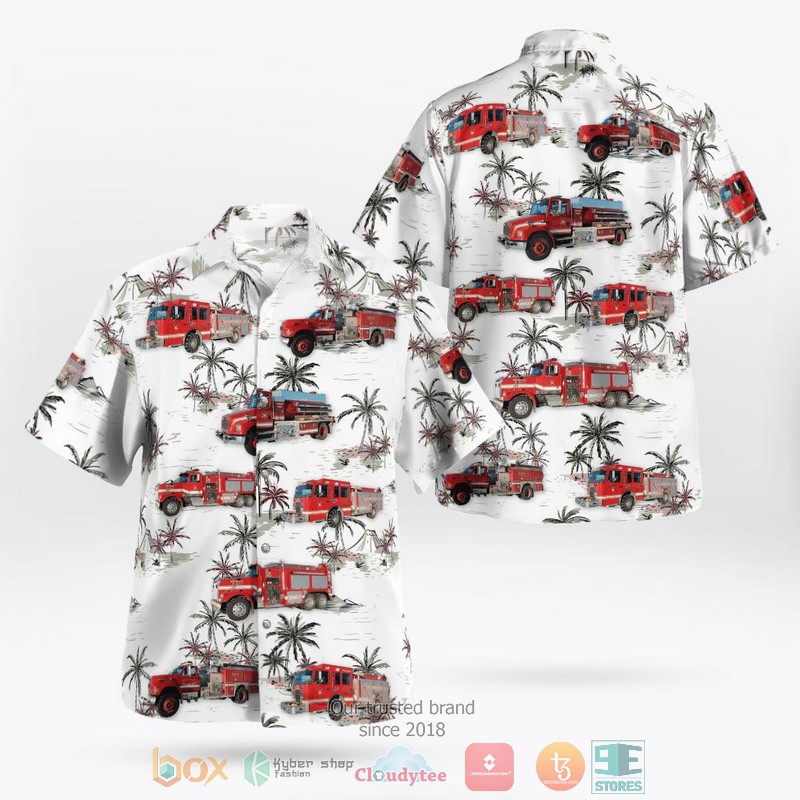 Montana Bigfork Fire Department Hawaiian Shirt