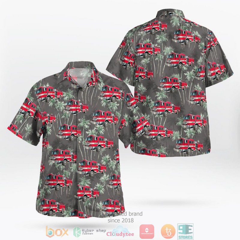 Montana Great Falls Fire Department Hawaiian Shirt