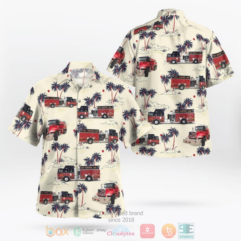 Montgomery County Fire EMS Montgomery County Kentucky Hawaiian Shirt