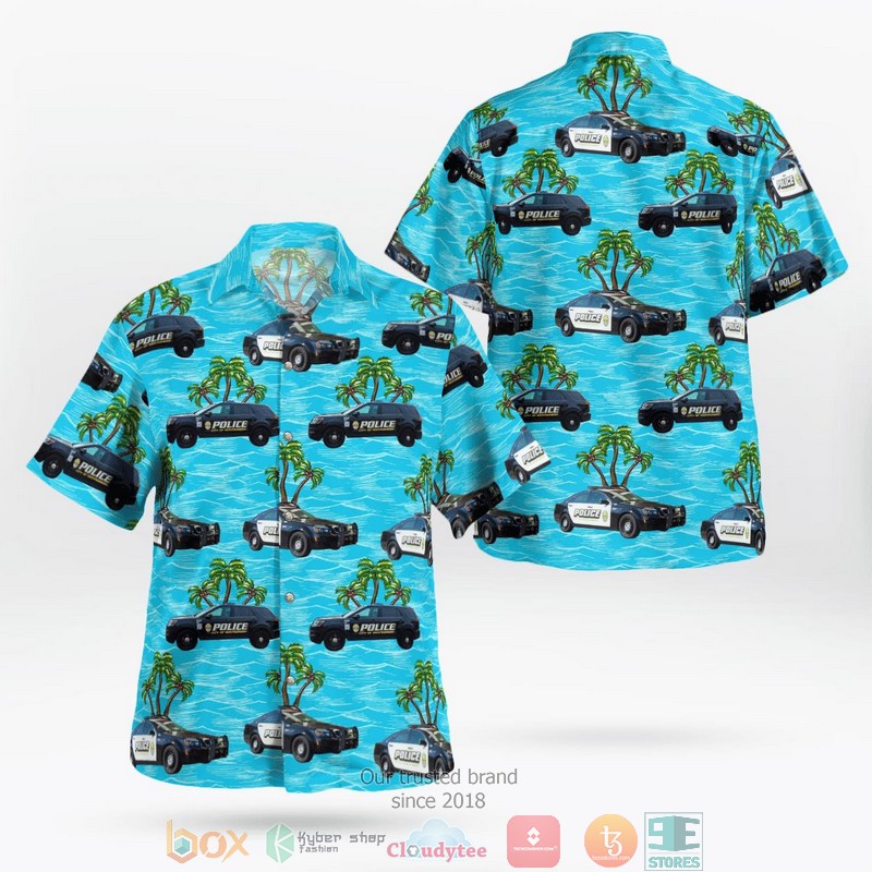 Montgomery Texas Montgomery Fire Department ESD 2 Station 51 Hawaiian Shirt