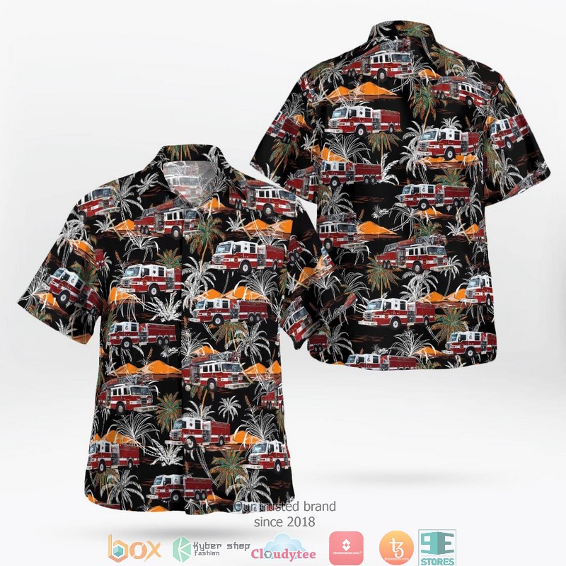 Montgomery County Fire EMS Montgomery County Kentucky Hawaiian Shirt