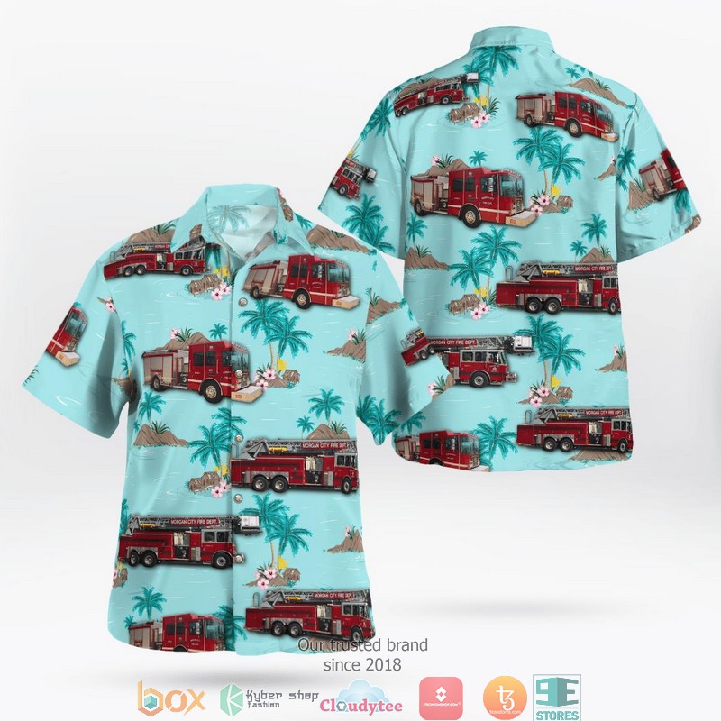 Morningside Volunteer Fire Dept. Hawaiian Shirt