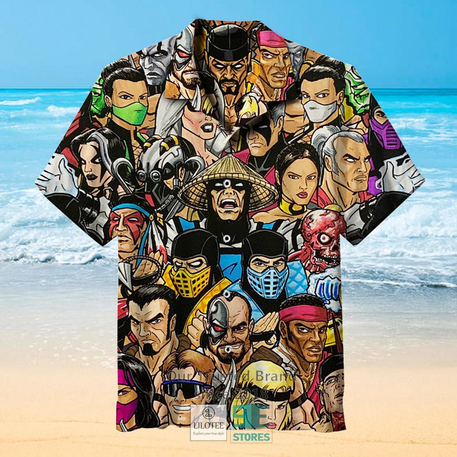 Mortal Kombat Subzero Hawaiian Shirt