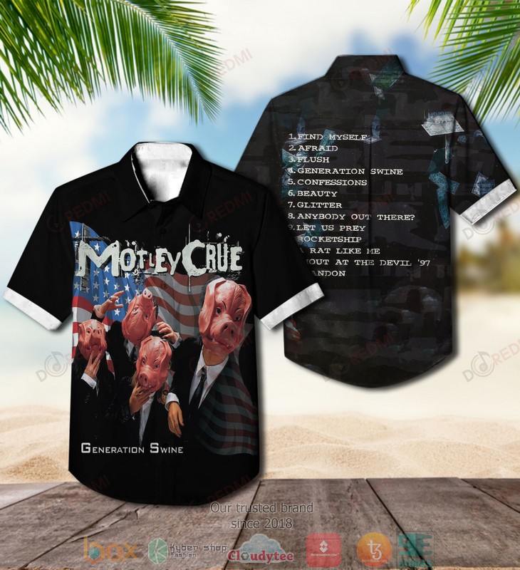 Motley Crue band Too Fast for Love Hawaiian Shirt