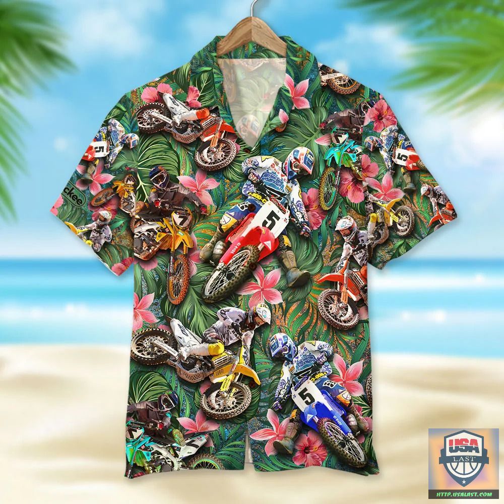 Motorbikes Hawaiian Shirt For Men Women