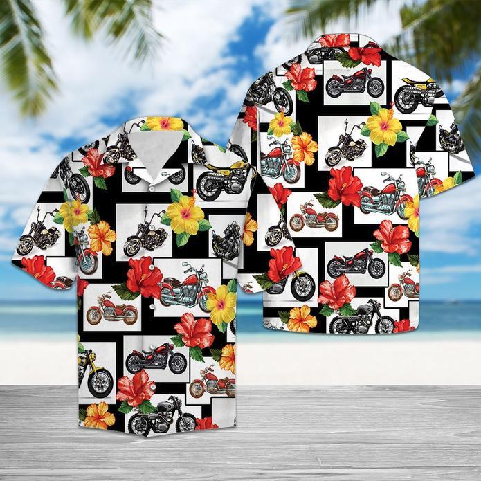 Motocross Tropical Hawaiian Shirt