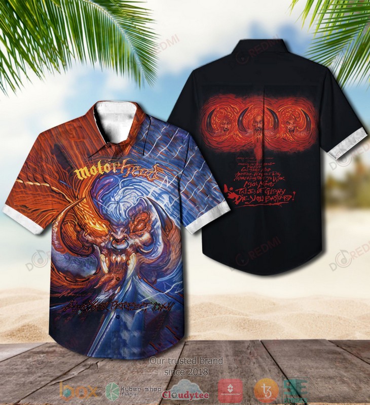 Motorhead Aftershock Short Sleeve Hawaiian Shirt