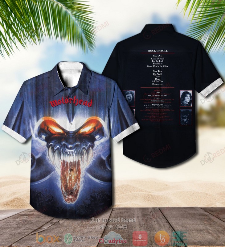 Motorhead Overkill Short Sleeve Hawaiian Shirt