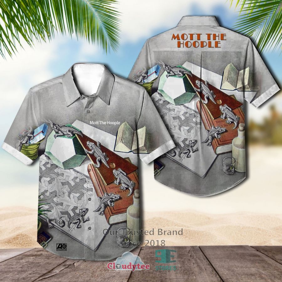 Mott The Hoople Band Brain Capers Album Hawaiian Shirt