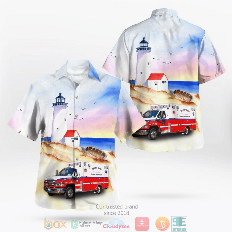 Mount Sinai New York Port Jefferson EMS 4th Of July Hawaiian Shirt