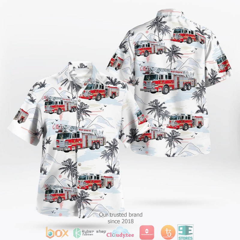 Mount Dora Lake County Florida Mount Dora Fire Department Hawaiian Shirt