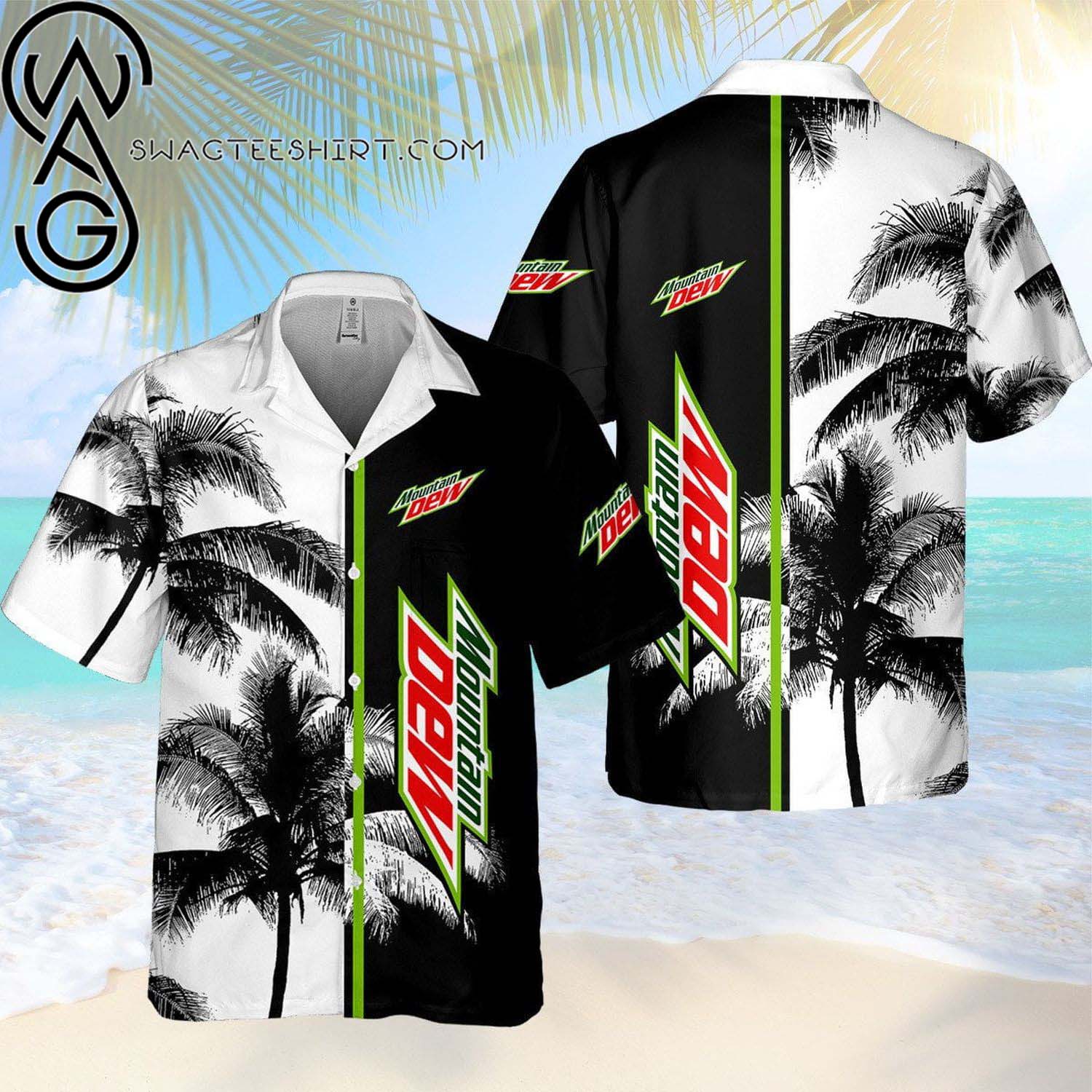 Motocross And Swag Duck Full Printing Hawaiian Shirt