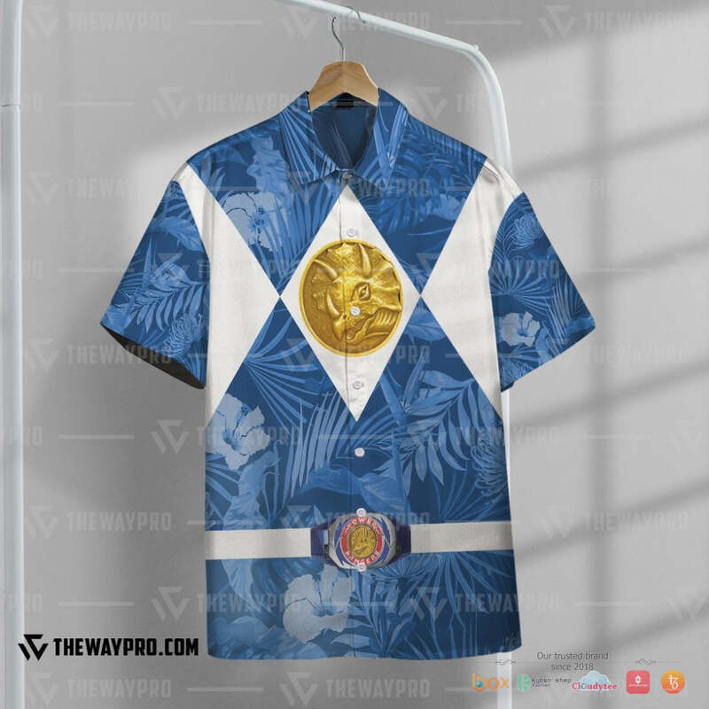 Movie Mighty Morphin Black Power Rangers Tropical Hawaiian shirt