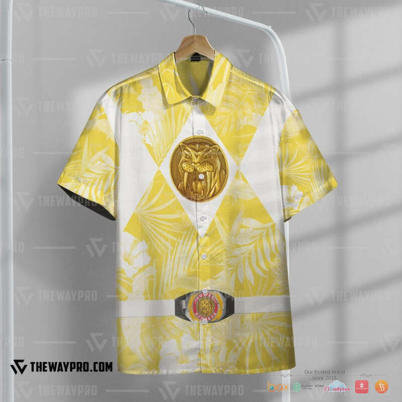 Movie Mighty Morphin Black Power Rangers Tropical Hawaiian shirt