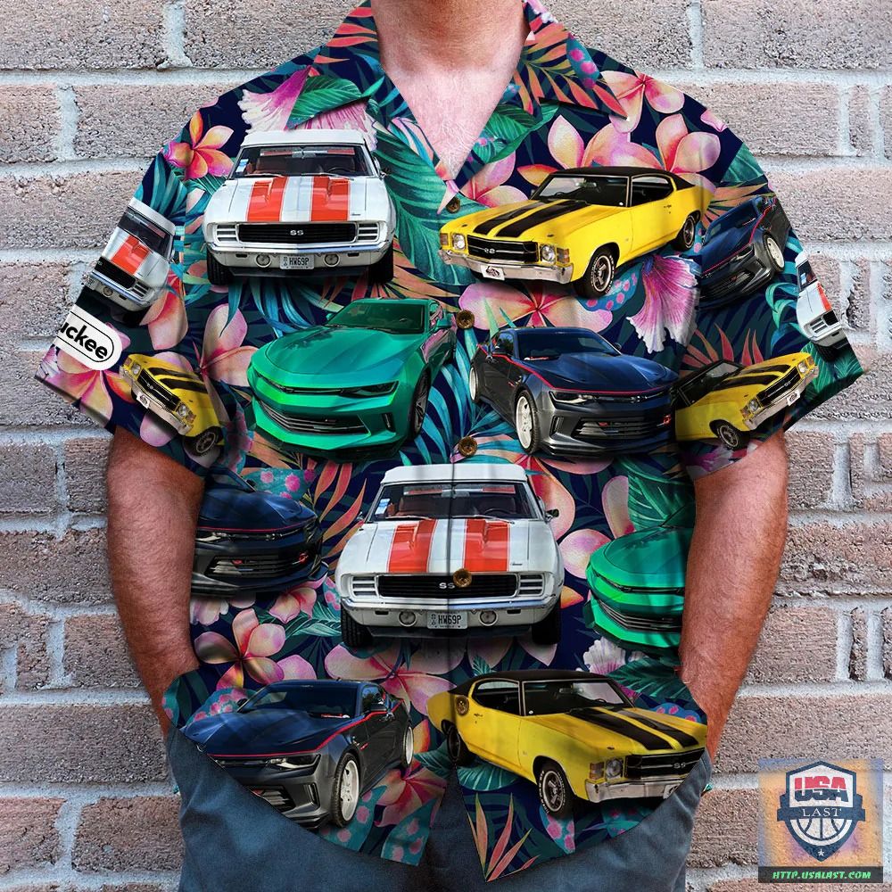 Muscle Car Tropical Hawaiian Shirt