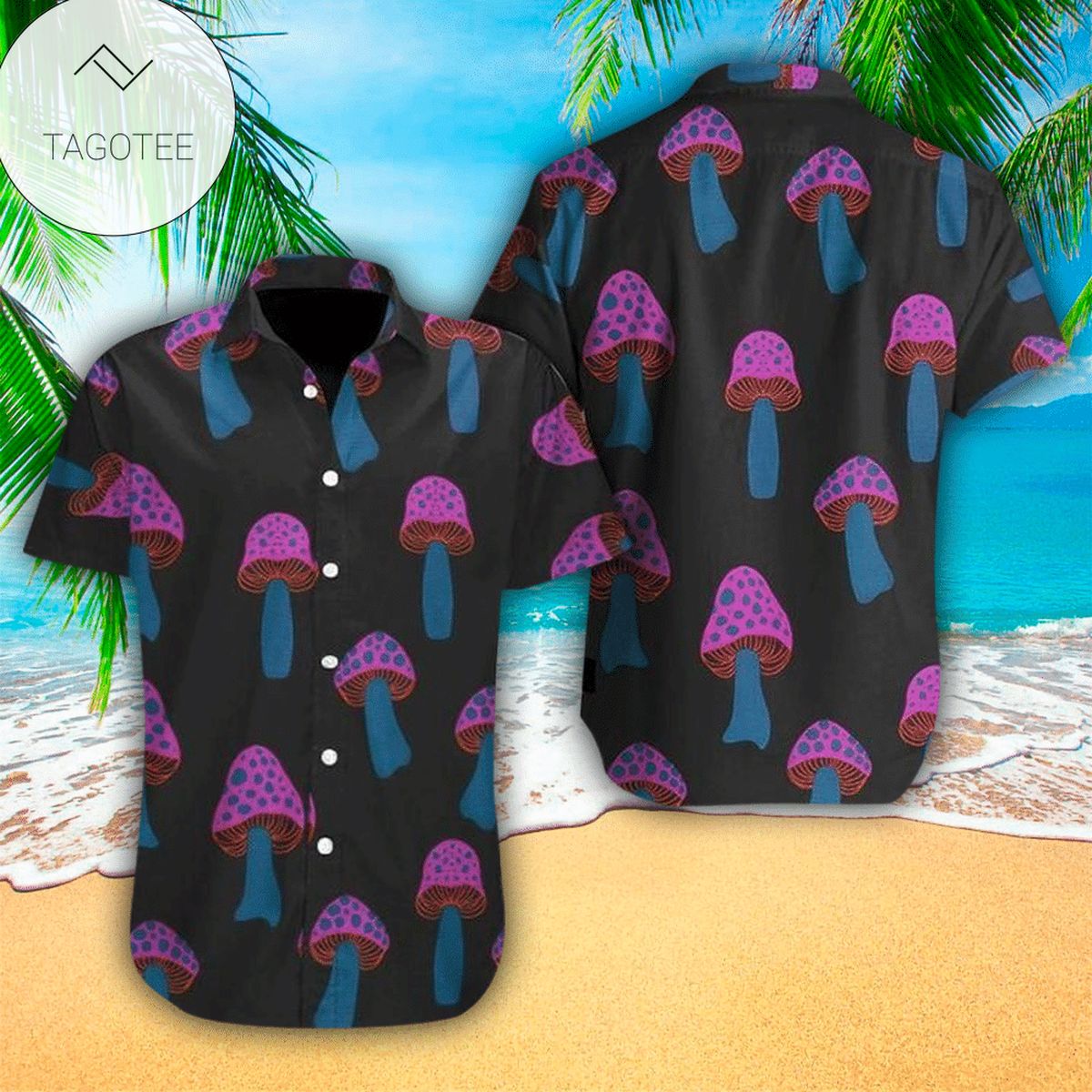 Mushroom Butt Hawaiian Shirt