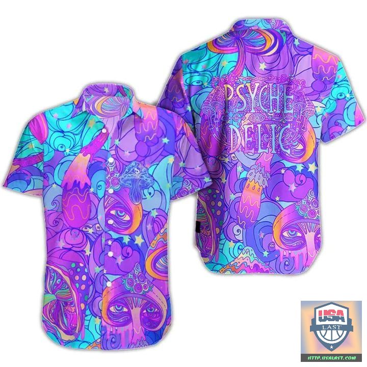 Mushroom Hawaiian Shirt For Men Women