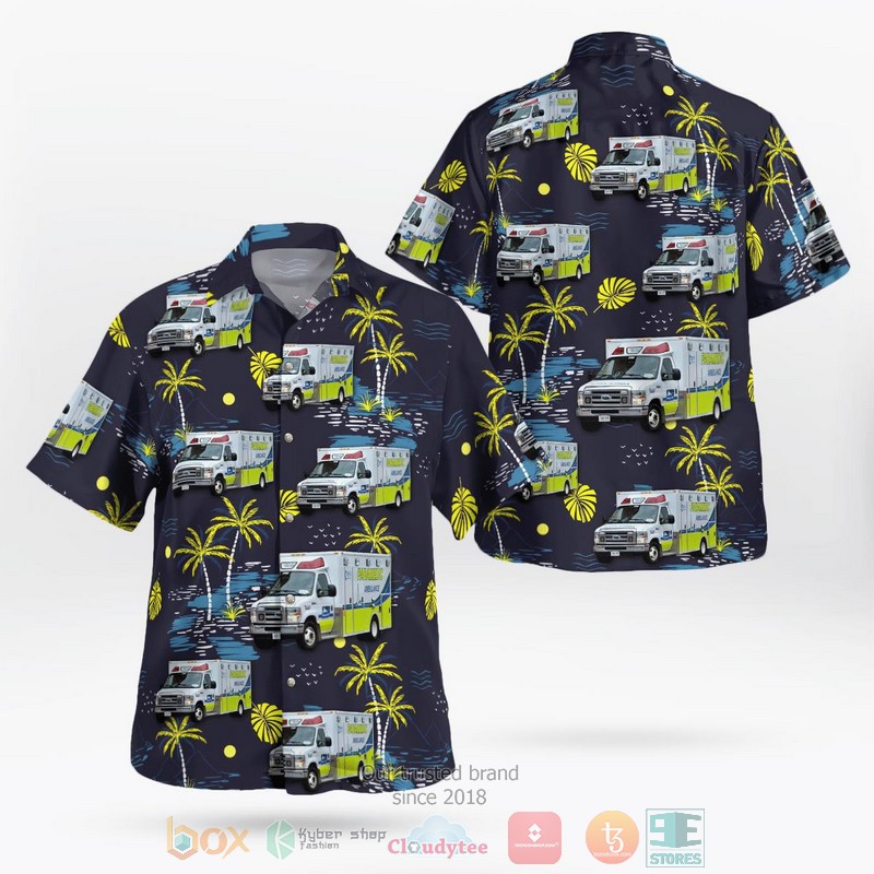 Mustang Oklahoma Mustang Fire Department Hawaiian Shirt