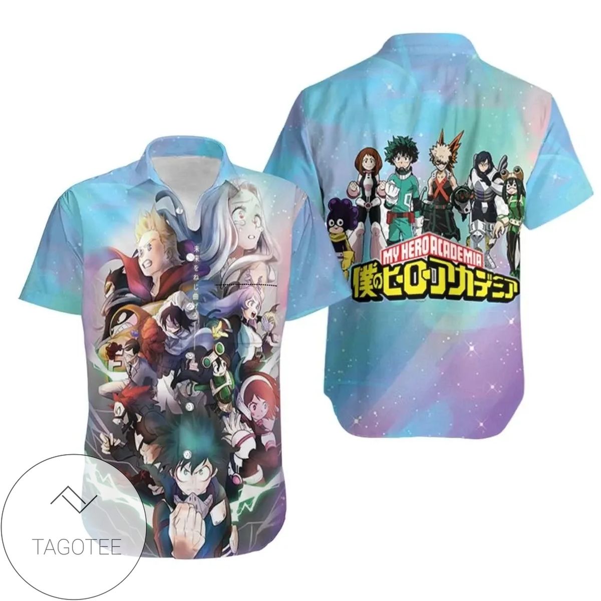 My Hero Academia Hawaii Shirt Izuku Midoriya Chibi Plus Ultra Hawaiian Aloha Shirt