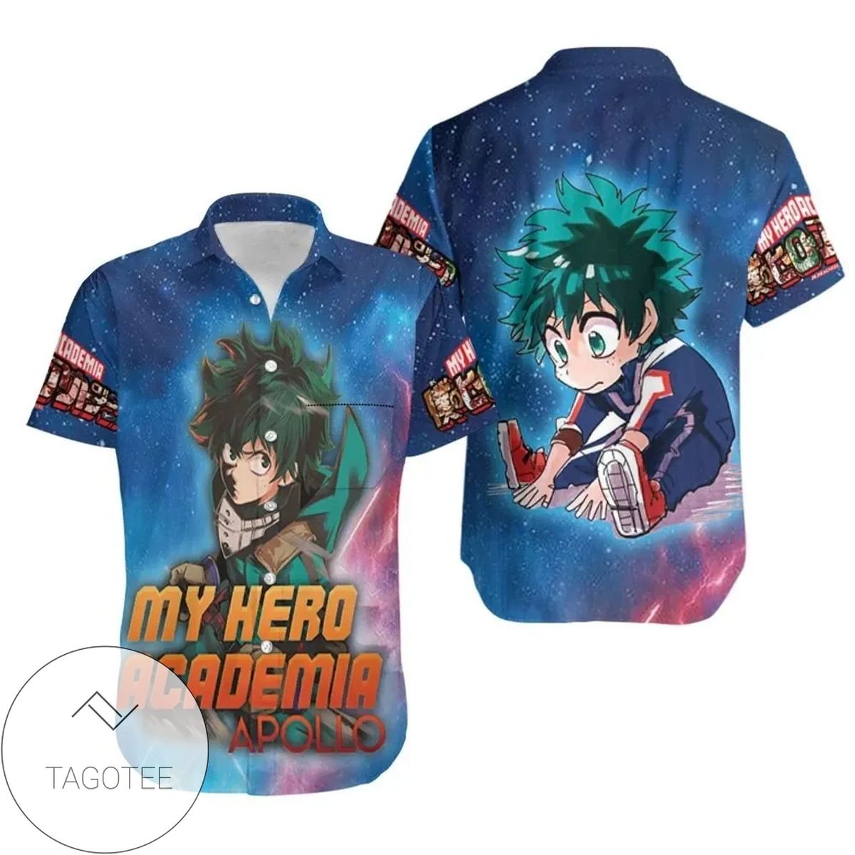 My Hero Academia Hawaii Shirt Toga Himiko Red Mha Logo Hawaiian Aloha Shirt