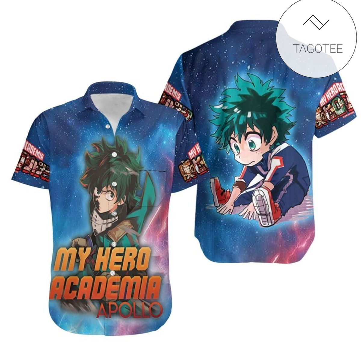 My Hero Academia Hawaii Shirt Ochako Uraraka Midoriya Izuku I Can Become A Hero Hawaiian Aloha Shirt