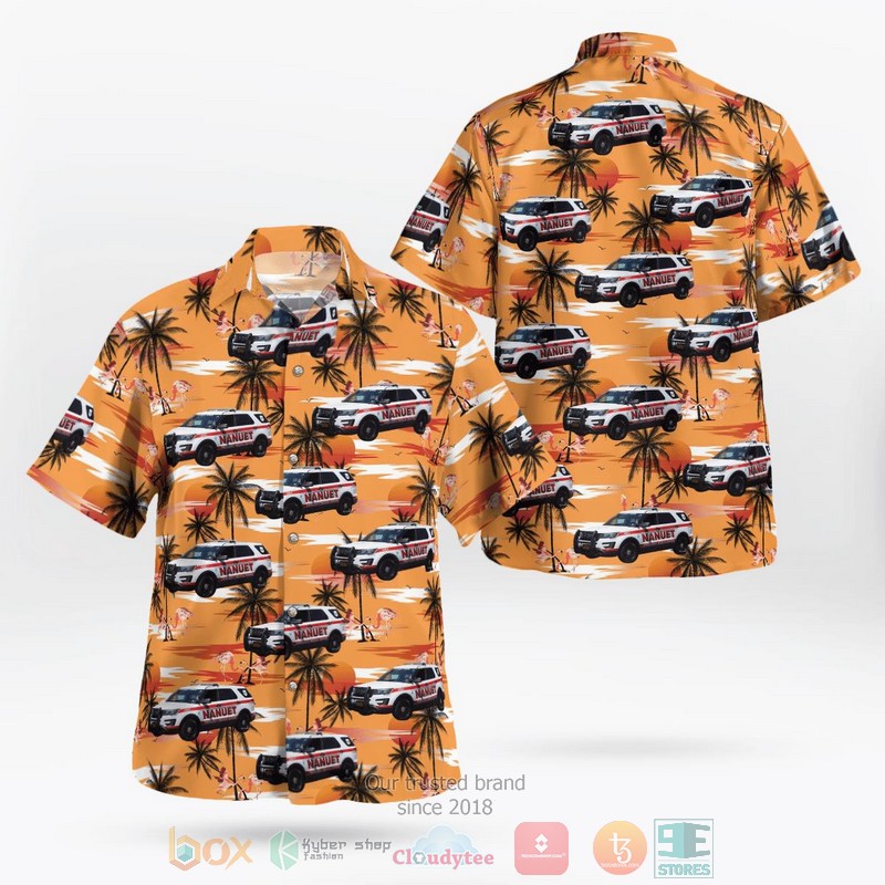 Nanuet Community Ambulance Corporation New York Aloha Shirt