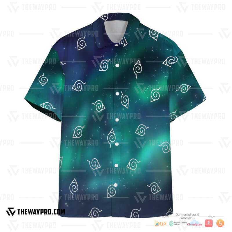 Naruto hibiscus Hawaiian Shirt