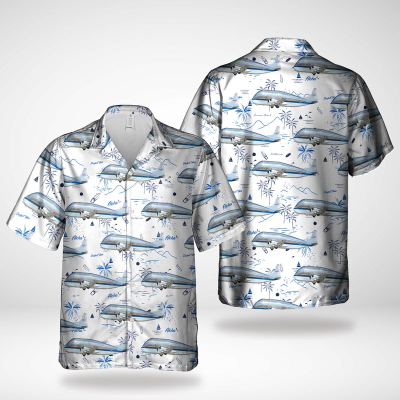 NASA Boeing 747SP-21 Hawaiian Shirt