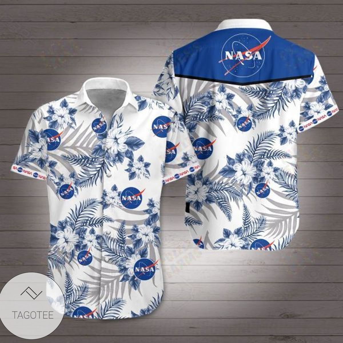 Nasa Hawaiian Shirt Ns Geometric Space And Astronomy Hawaii Tshirt Aloha Shirt