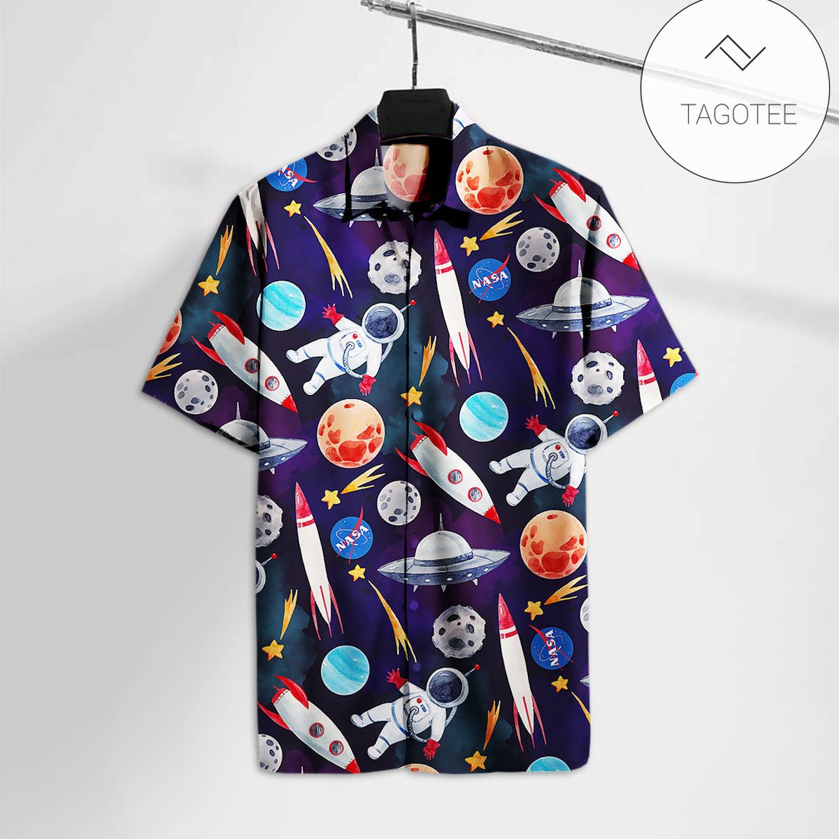 Nasa Hawaiian Shirt Ns Solar System Planets Hawaii Tshirt Aloha Shirt