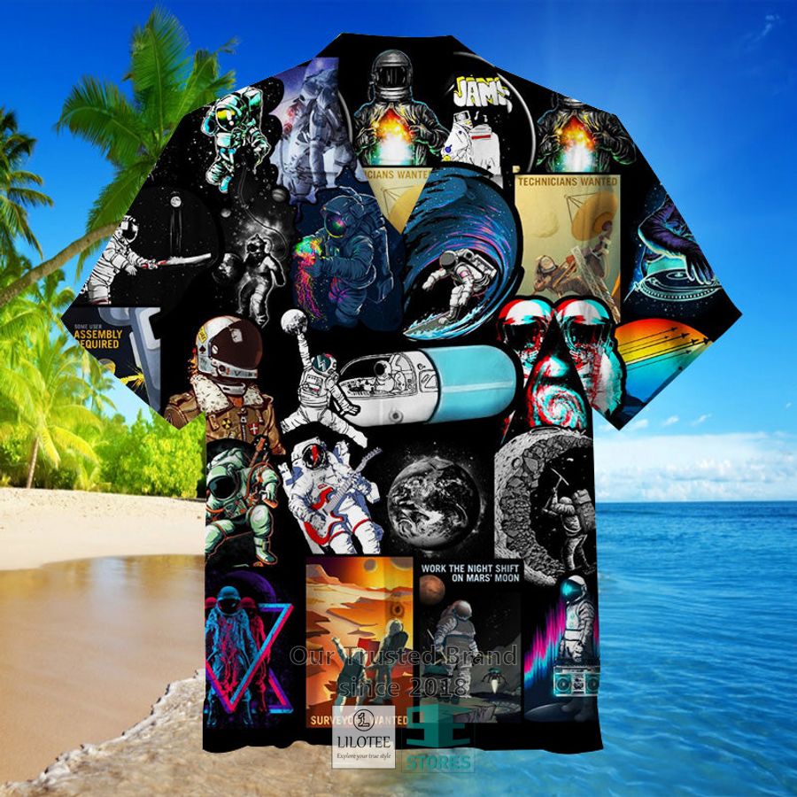 Nasa Space Science On Mars’ Moon Casual Hawaiian Shirt