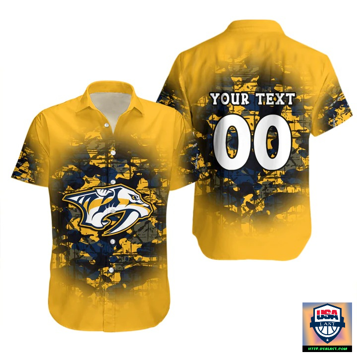 Nashville Predators Parrots Hawaiian Shirt