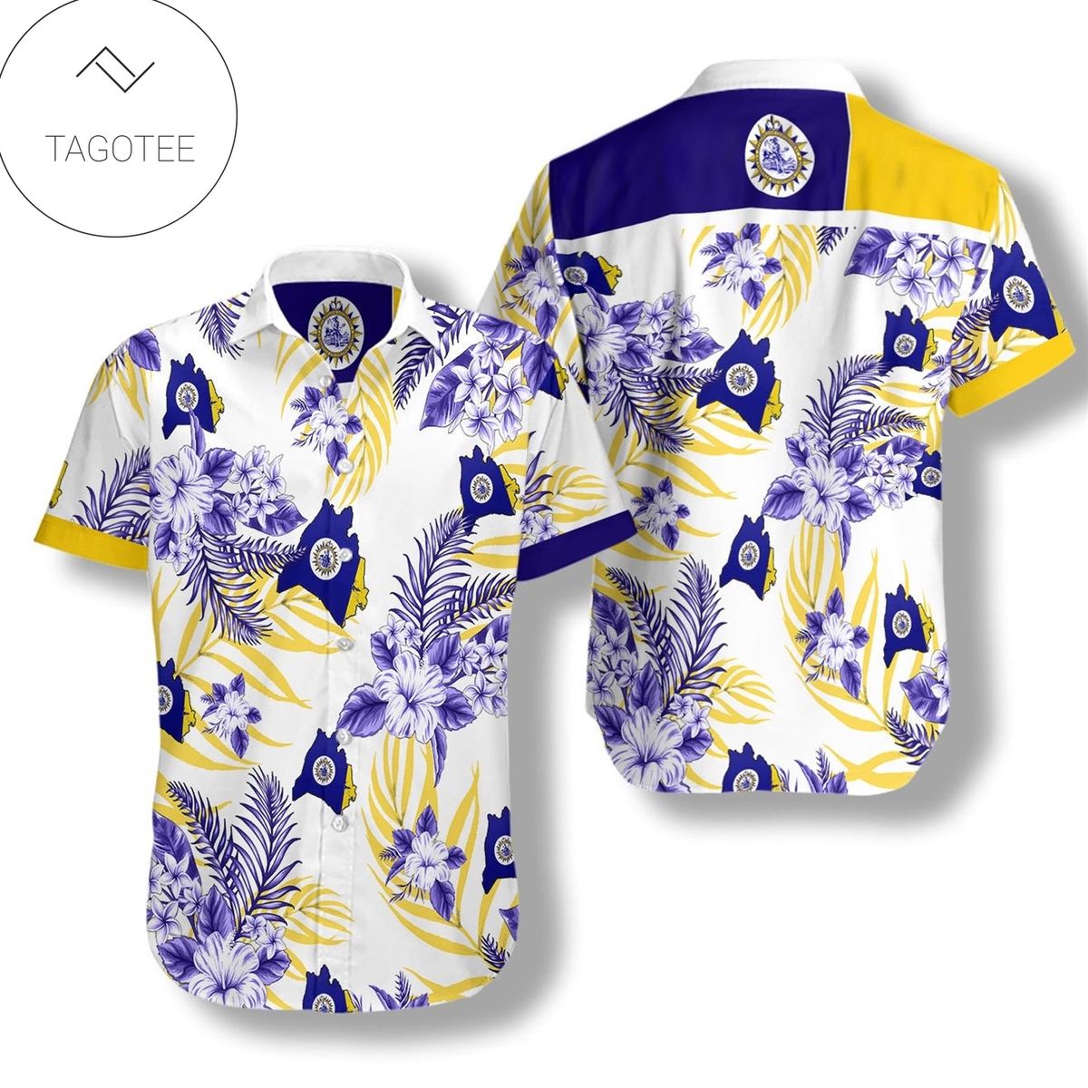 Nashville Predators Hawaiian Shirt Floral Button Up Slim Fit Body