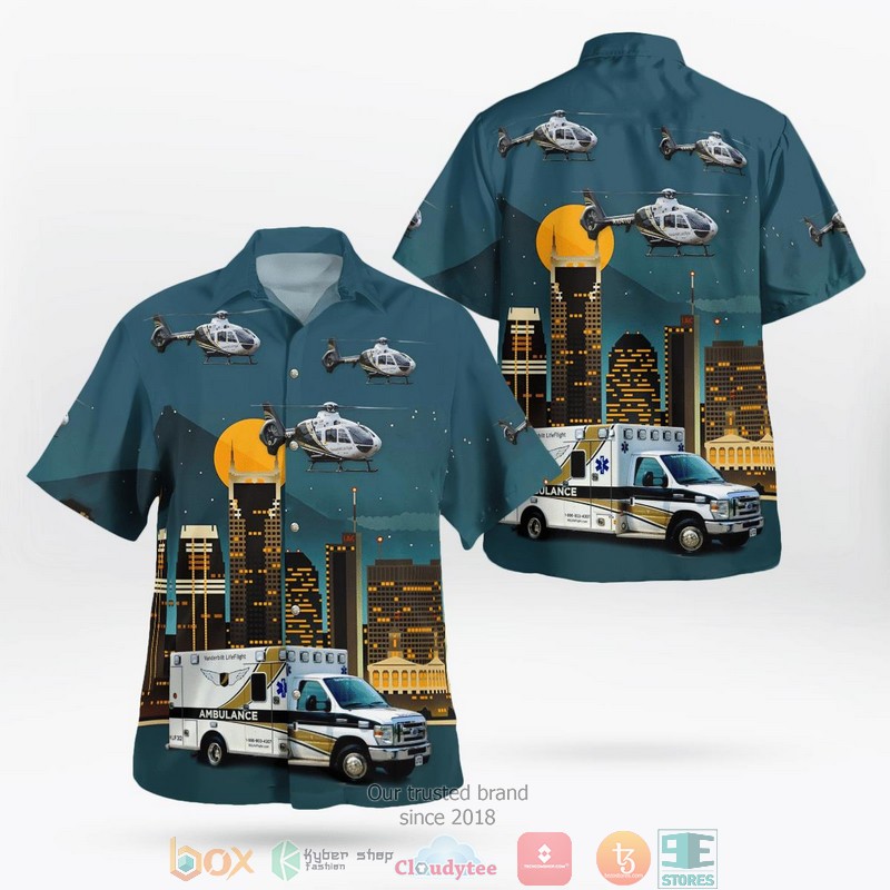 Nashville Tennessee Nashville Fire Department Hawaii 3D Shirt