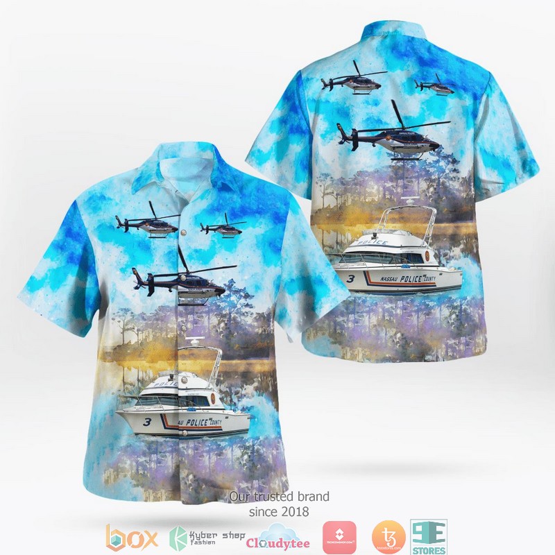 Nashville Tennessee Vanderbilt LifeFlight Ambulance And Eurocopter EC-135T-2+ Hawaiian Shirt