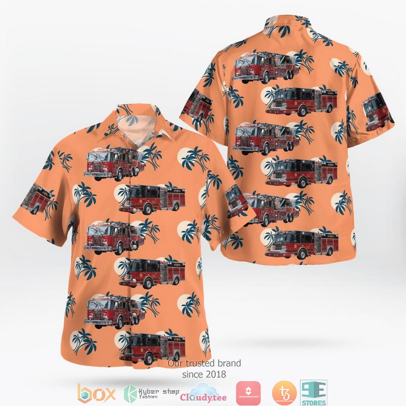 Nassau County Police Car New York Hawaiian Shirt