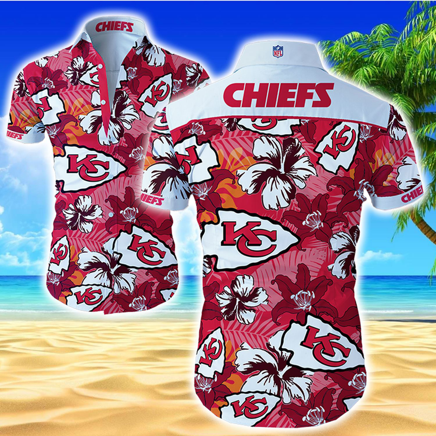 National Football League Los Angeles Rams Hawaiian Shirt