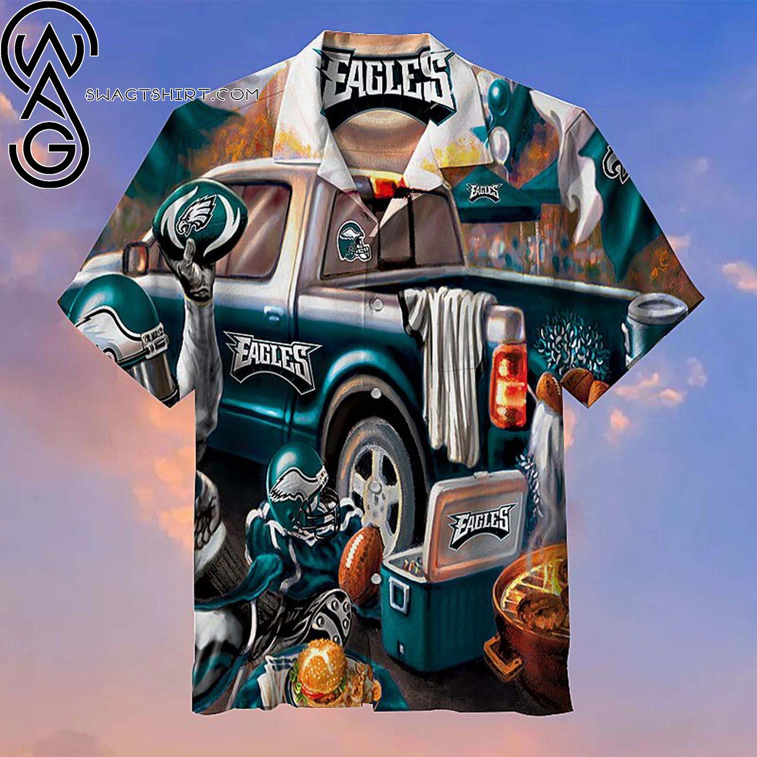 National Football League Philadelphia Eagles Hawaiian Shirt