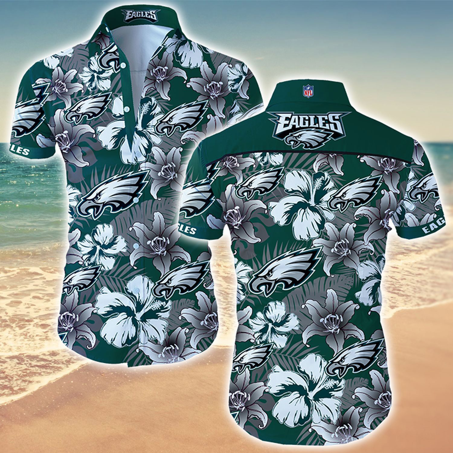 National Football League Seattle Seahawks Full Printing Hawaiian Shirt