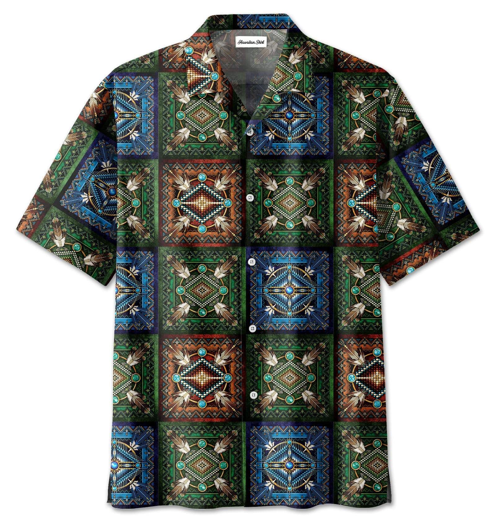 National Police Air Service EC135T2 Helicopter Hawaiian Shirt