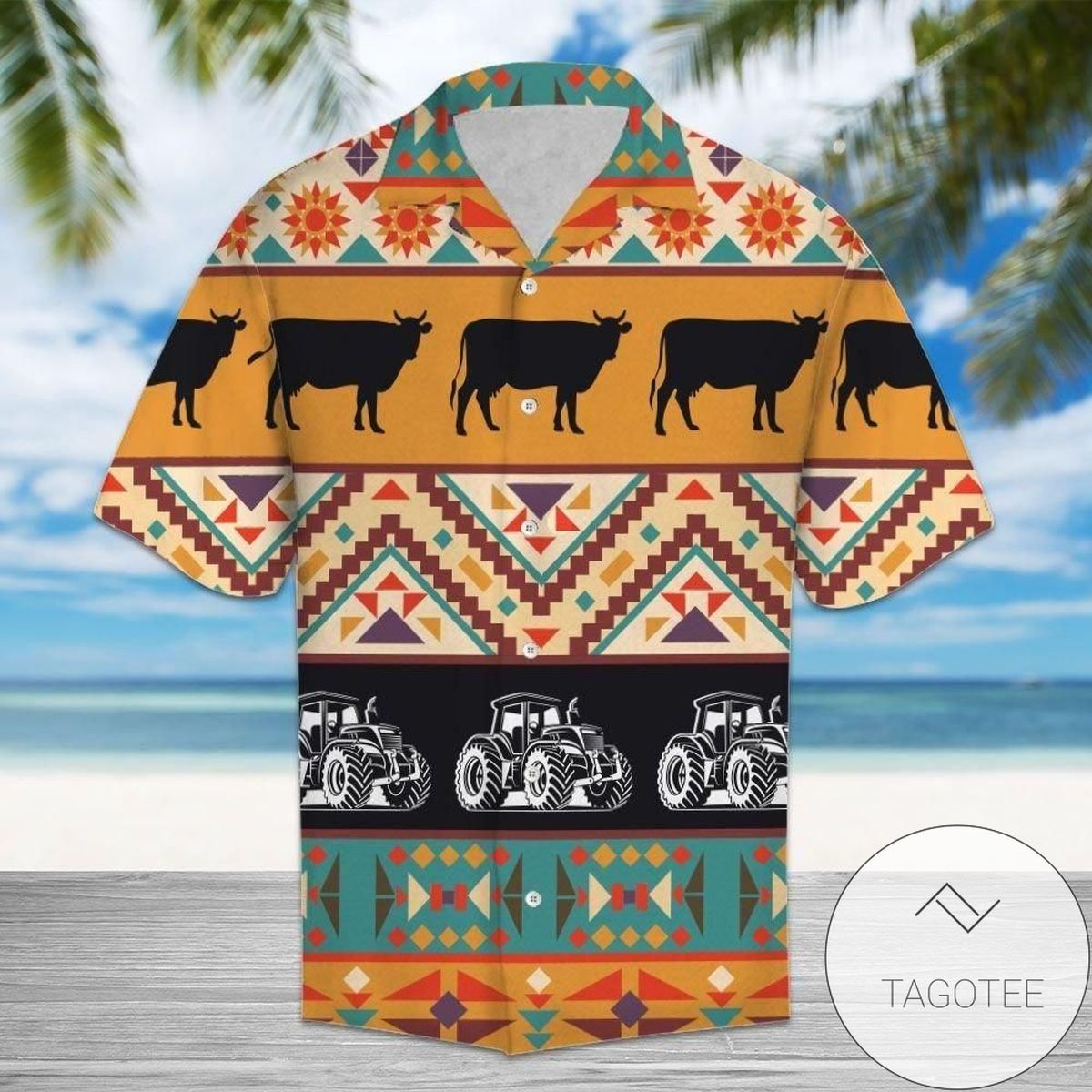 Native American Amazing Horses Hawaiian Shirt Beach