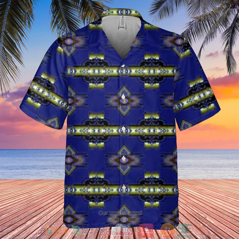 Native american geometric triangle pattern Hawaiian Shirt