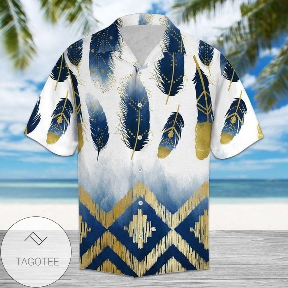 Native American Pattern Hawaii Shirt