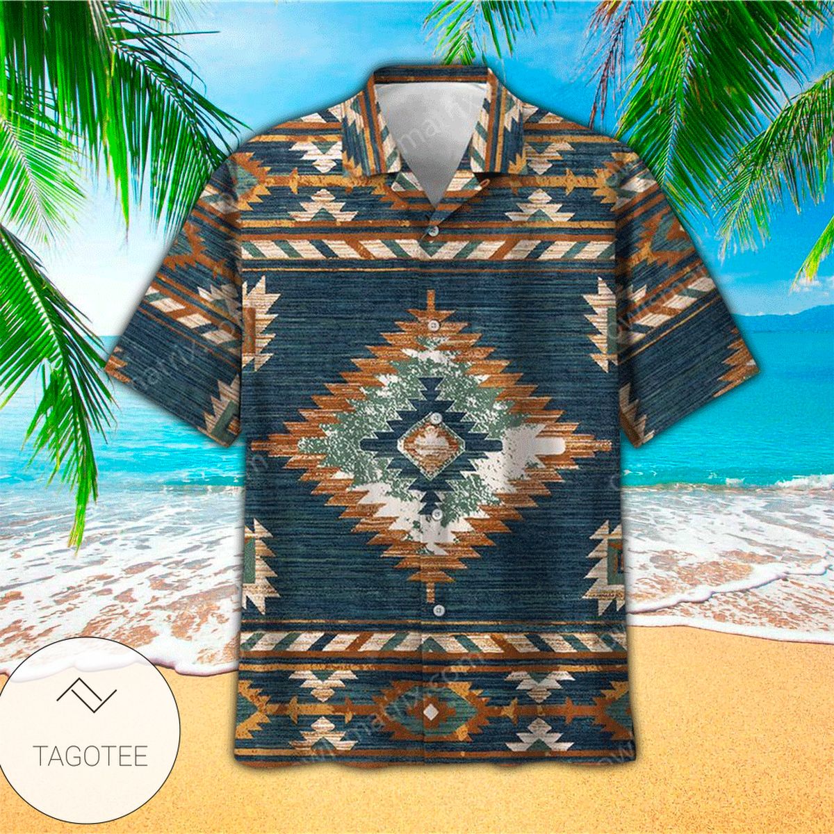 Native Skulls Hawaiian Shirt