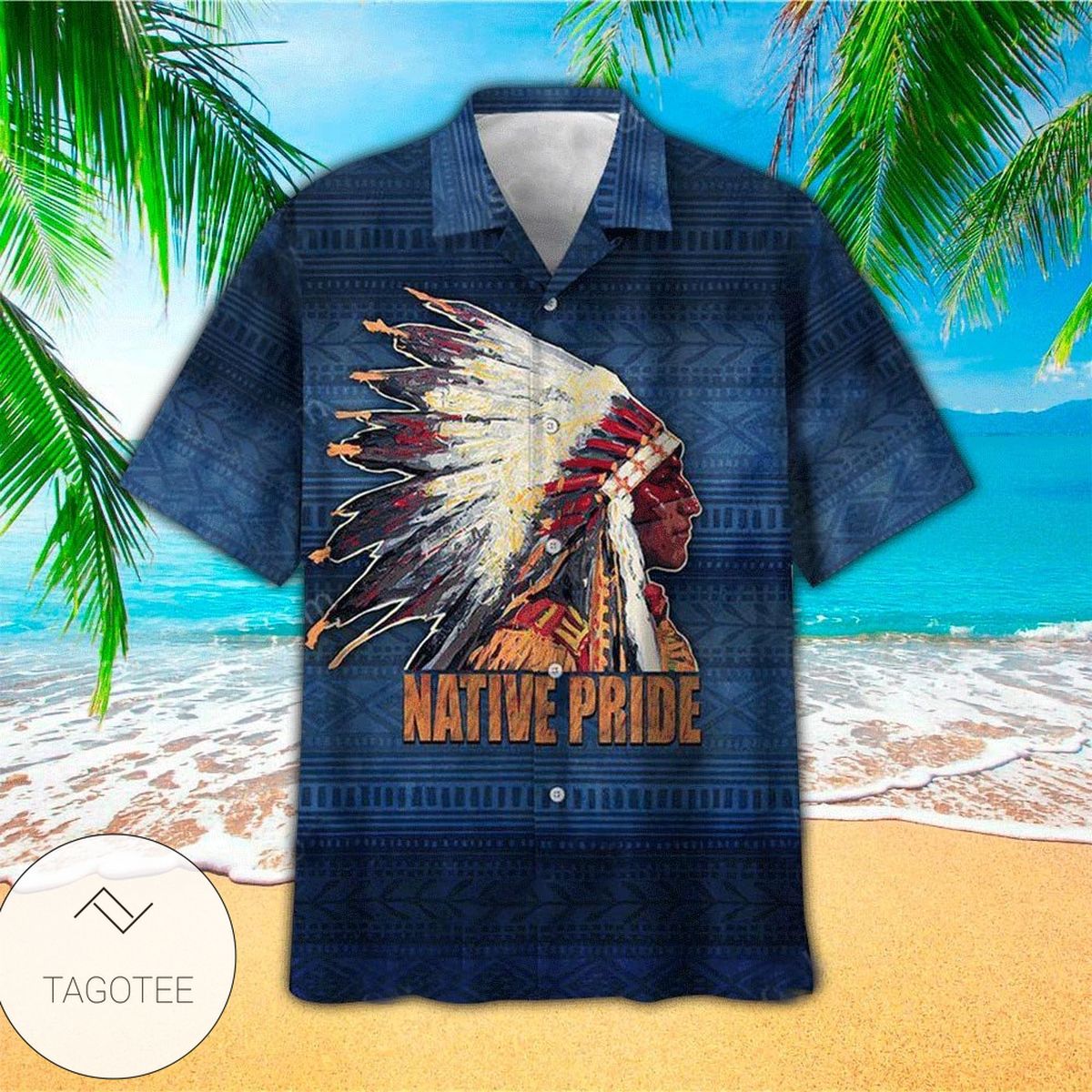 Native Turkeys Thanksgiving Hawaiian Shirt