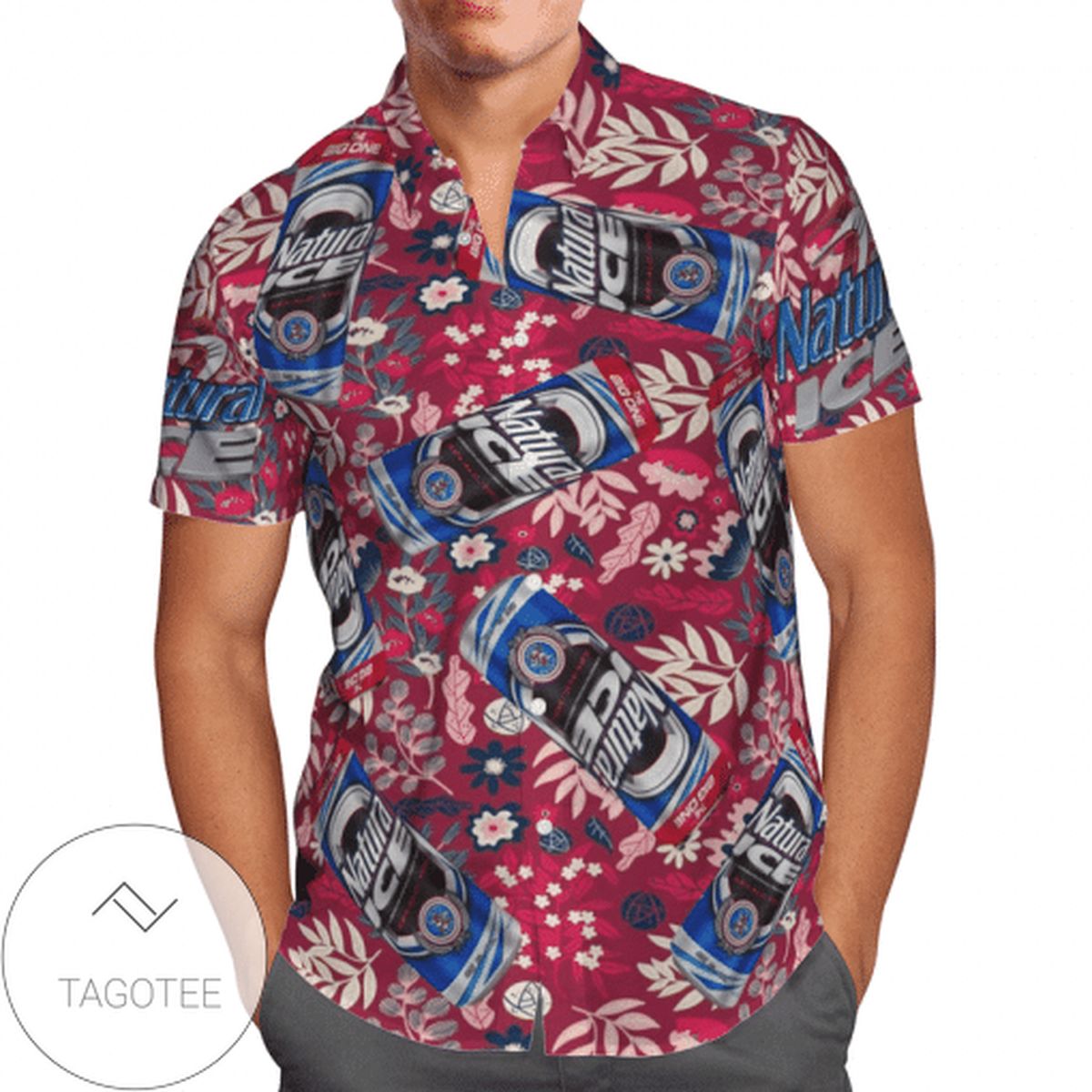 Natural Light Authentic Hawaiian Shirt 2022 3d