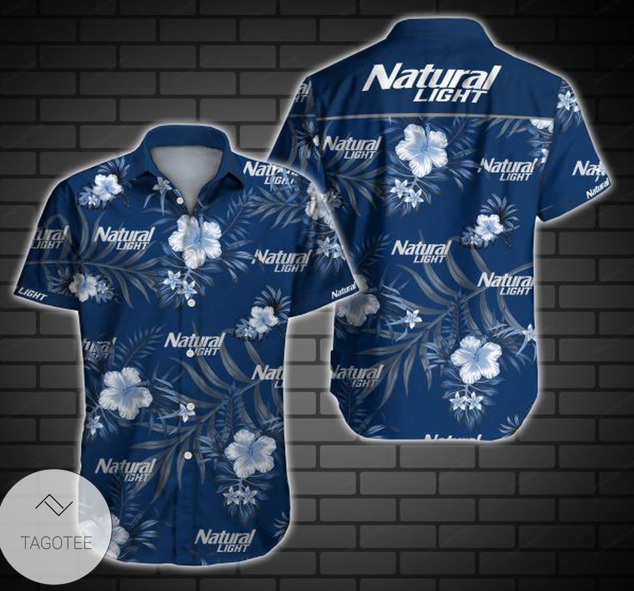 Natural Light Hawaiian Shirt Ver2