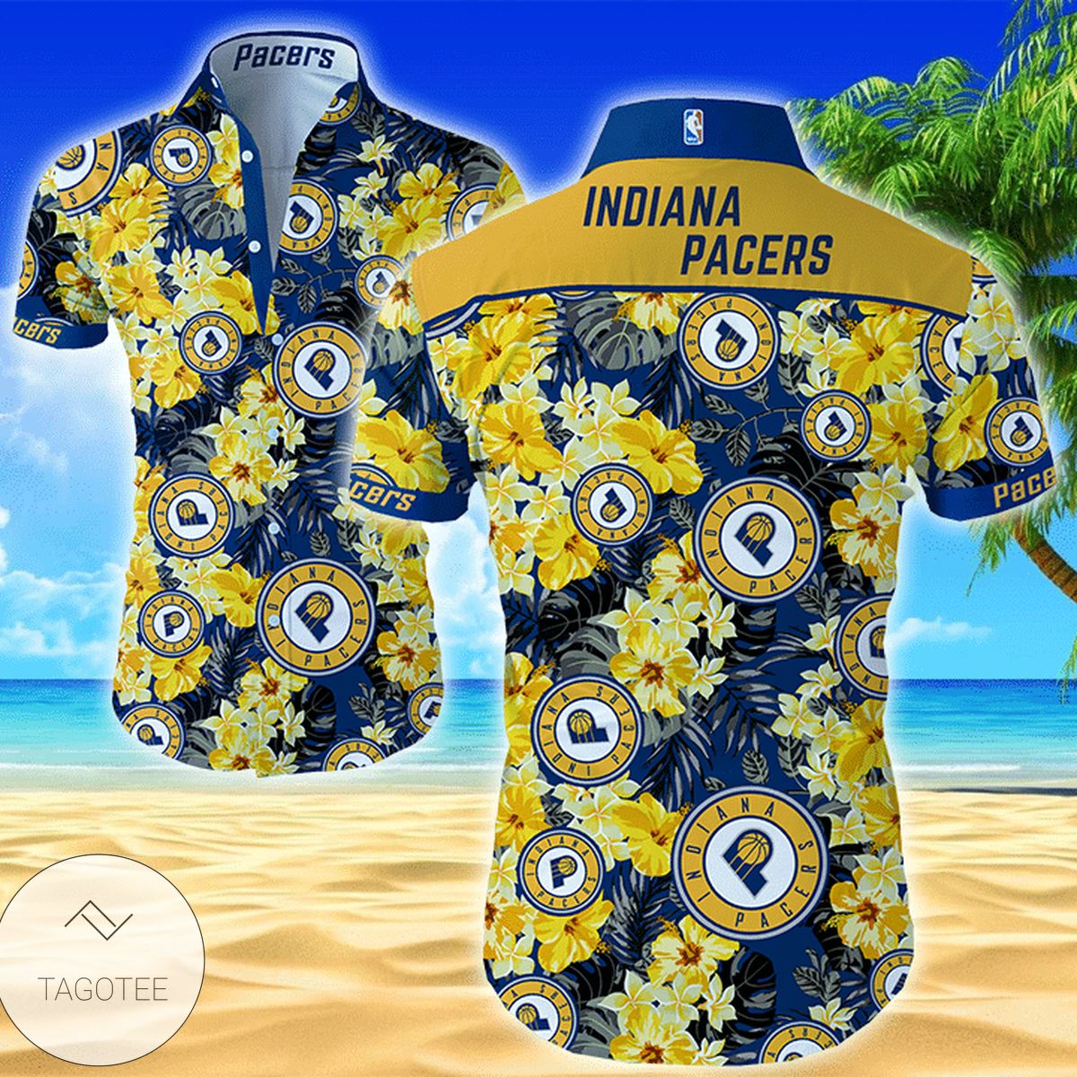 Nba Indiana Pacers Hawaiian Shirt